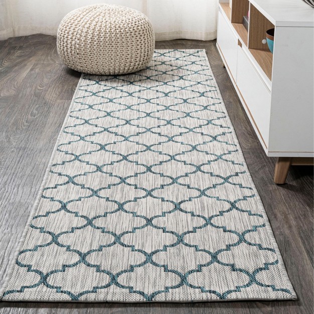 Arabesque Ogee Trellis Indoor outdoor Area Rug Jonathan Y