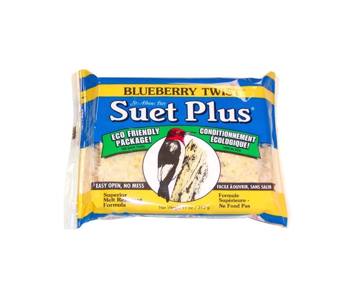 St. Albans Bay Suet Plus® Blueberry Twist™ Bird Suet Cake - 208