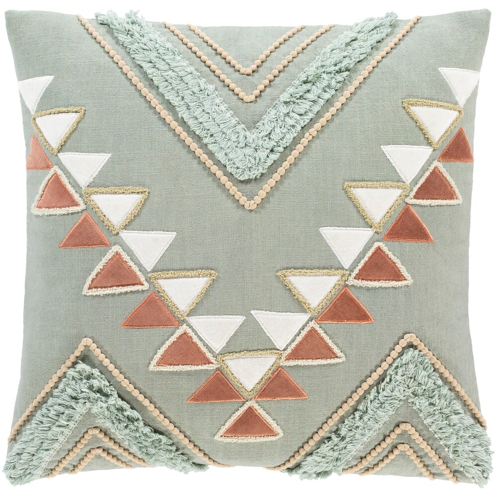 Balbina Geometric Textured Global Throw Pillow