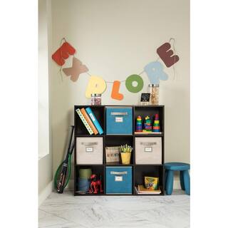 ClosetMaid 11 in. D x 11 in. H x 11 in. W Teal Fabric Cube Storage Bin 1141