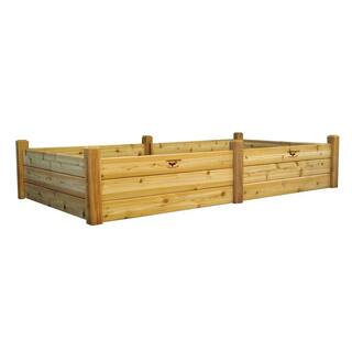 Gronomics 48 in. x 95 in. x 19 in. Raised Garden Bed RGBT 48-95