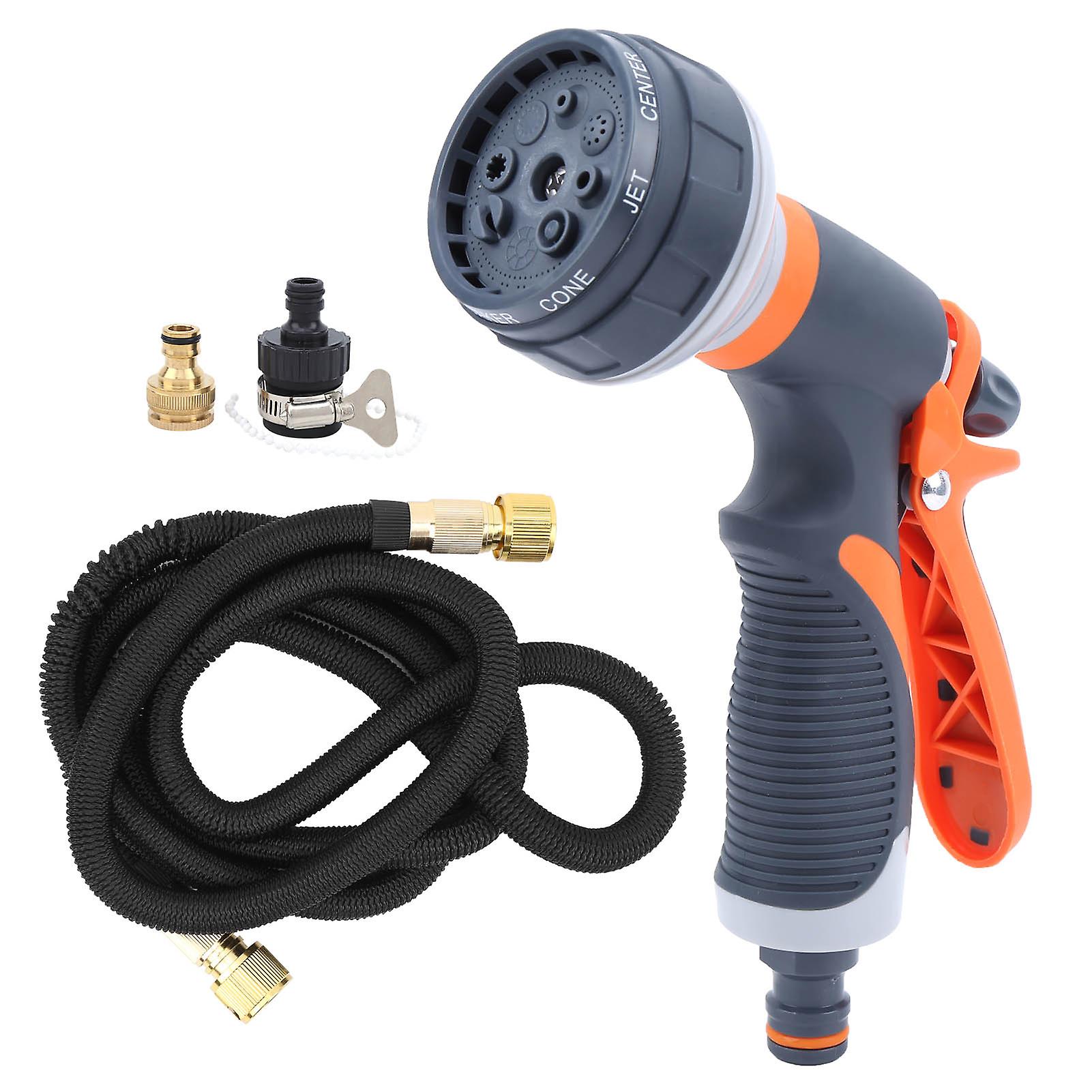 Spray Nozzle Washing Sprayer Gun Garden Hose Head 8functions For Watering Irrigation Car Washing