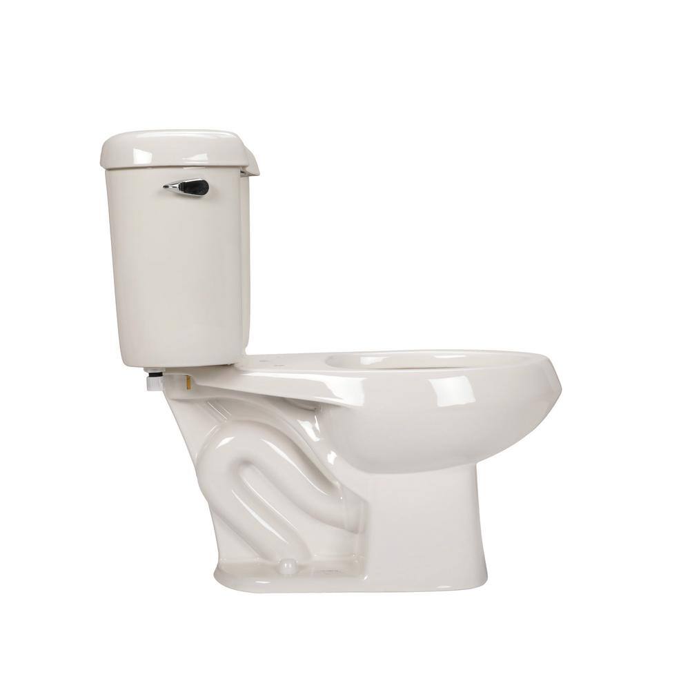 Zurn 2-Piece 1.6 GPF Single Flush Elongated Pressure Assist Toilet in White Z5570