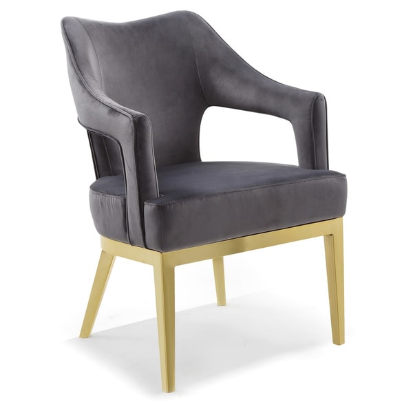 Chic Home Danu Velvet Upholstered Accent Chair