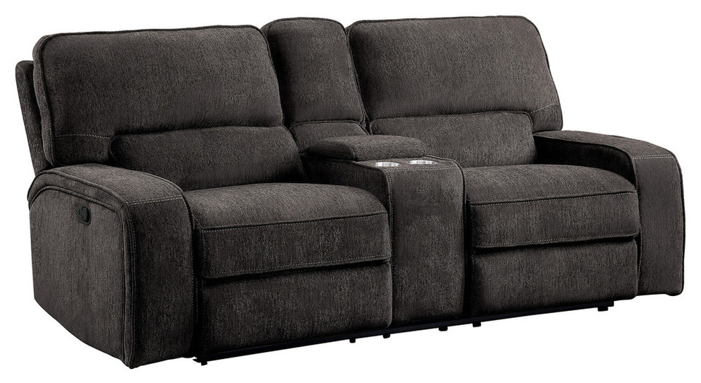 Edition Double Reclining Love Seat   Transitional   Loveseats   by Lexicon Home  Houzz