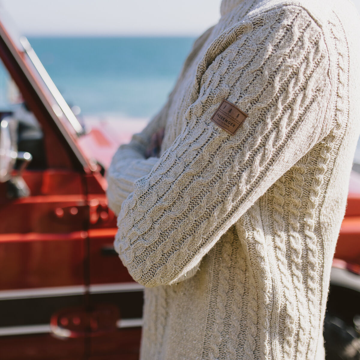 Drifter Knitted Jumper - Oatmeal