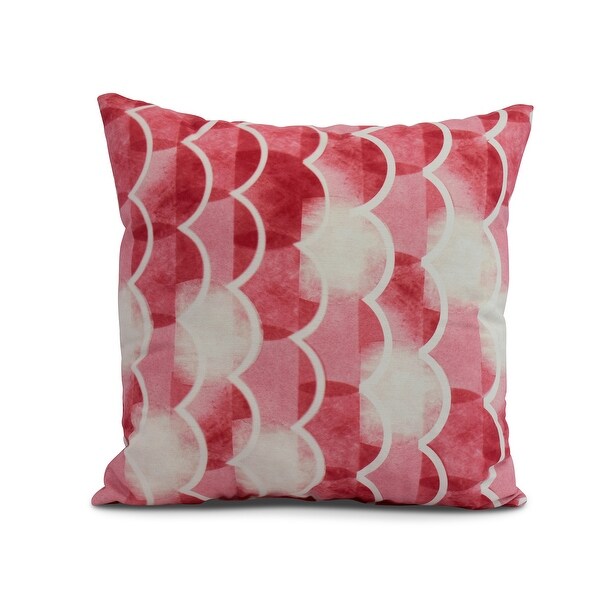 20 x 20 Inch Zircoland Geometric Print Outdoor Pillow