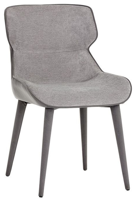 Sunpan Ikon Jesmond Dining Chair  Polo Club Stone   Set of 2   Midcentury   Dining Chairs   by Unlimited Furniture Group  Houzz