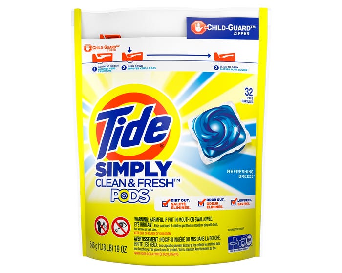 Tide Simply PODS +OXI Refreshing Breeze 32 CT