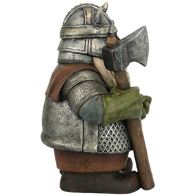 Design Toscano Viking Victor Norse Dwarf Gnome Statue Multicolored