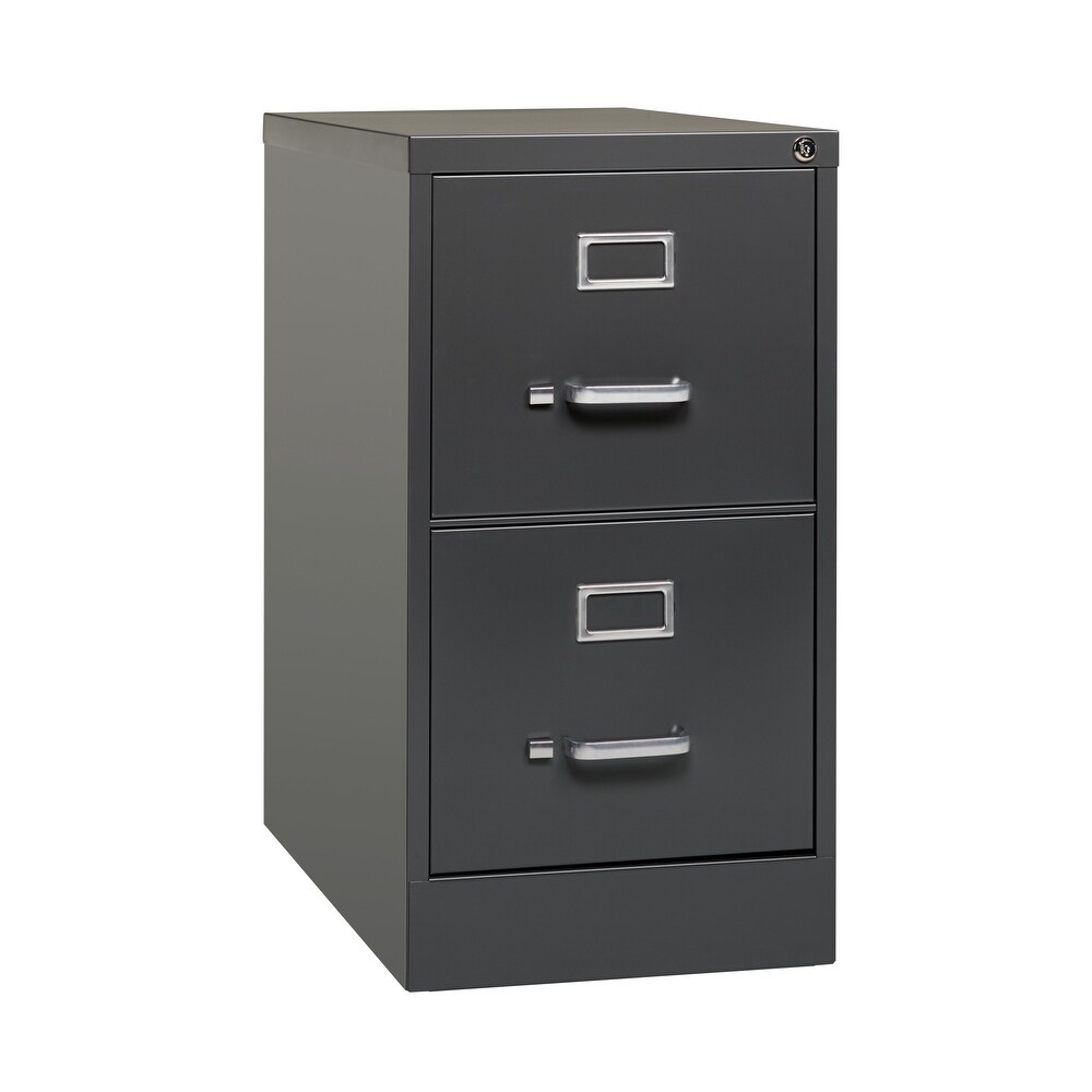 Hirsh 26.5 in 2 Dr Vertical File  Letter  Dropship  Charcoal