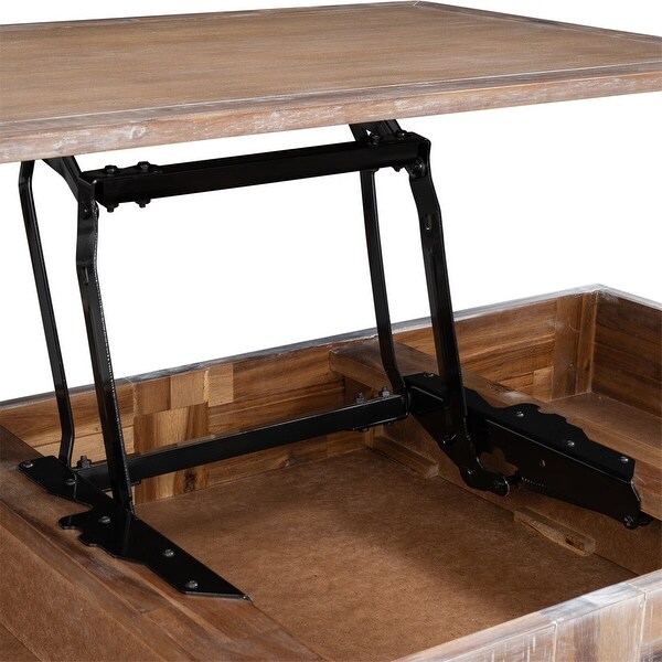 Merax Lift Top Coffee Table with Inner Storage Space and Shelf