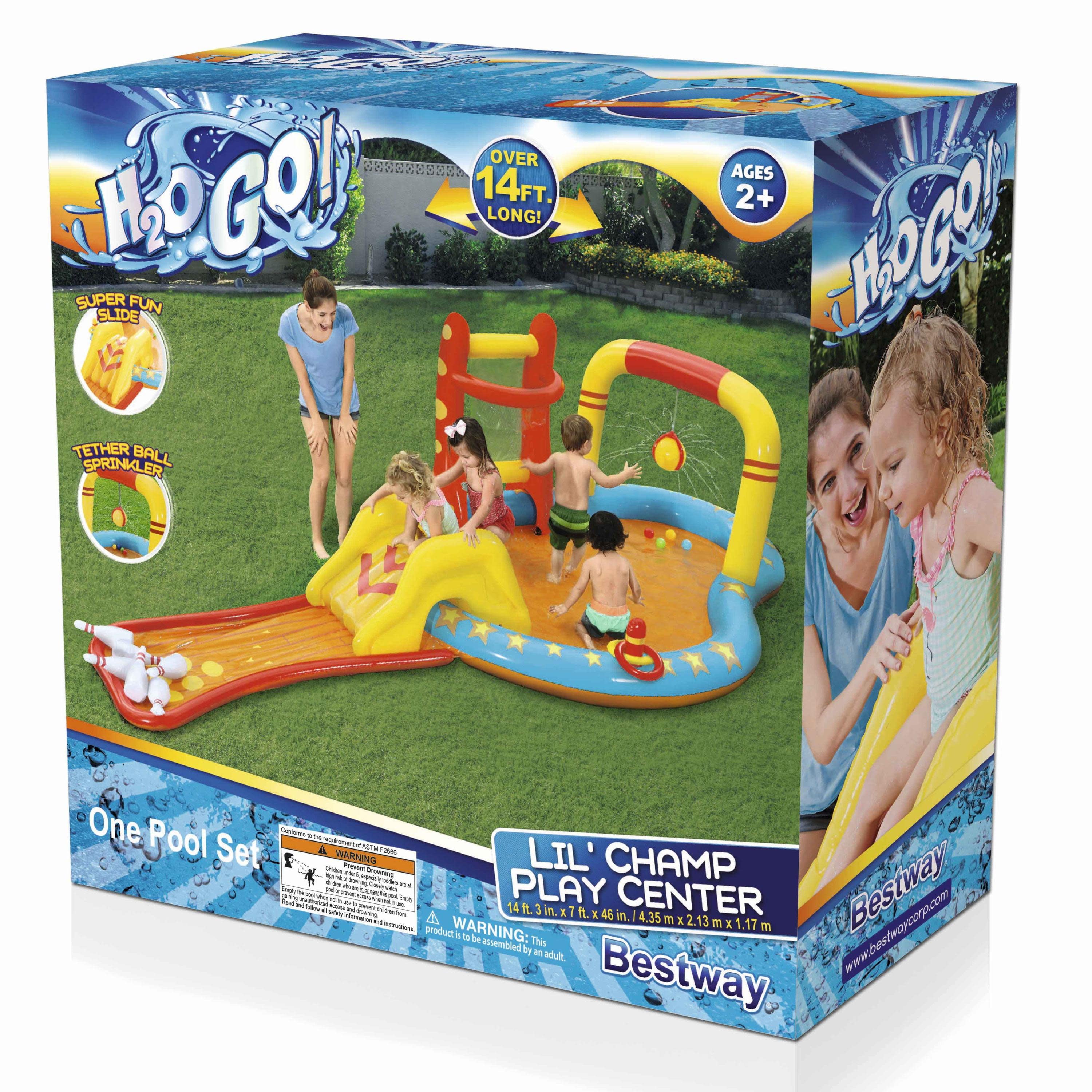 H2OGO! Lil' Champ Play Pool Center with Slide