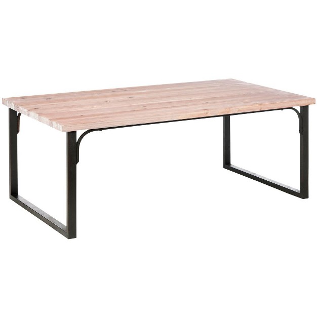 Steven Coffee Table Red Maple Safavieh