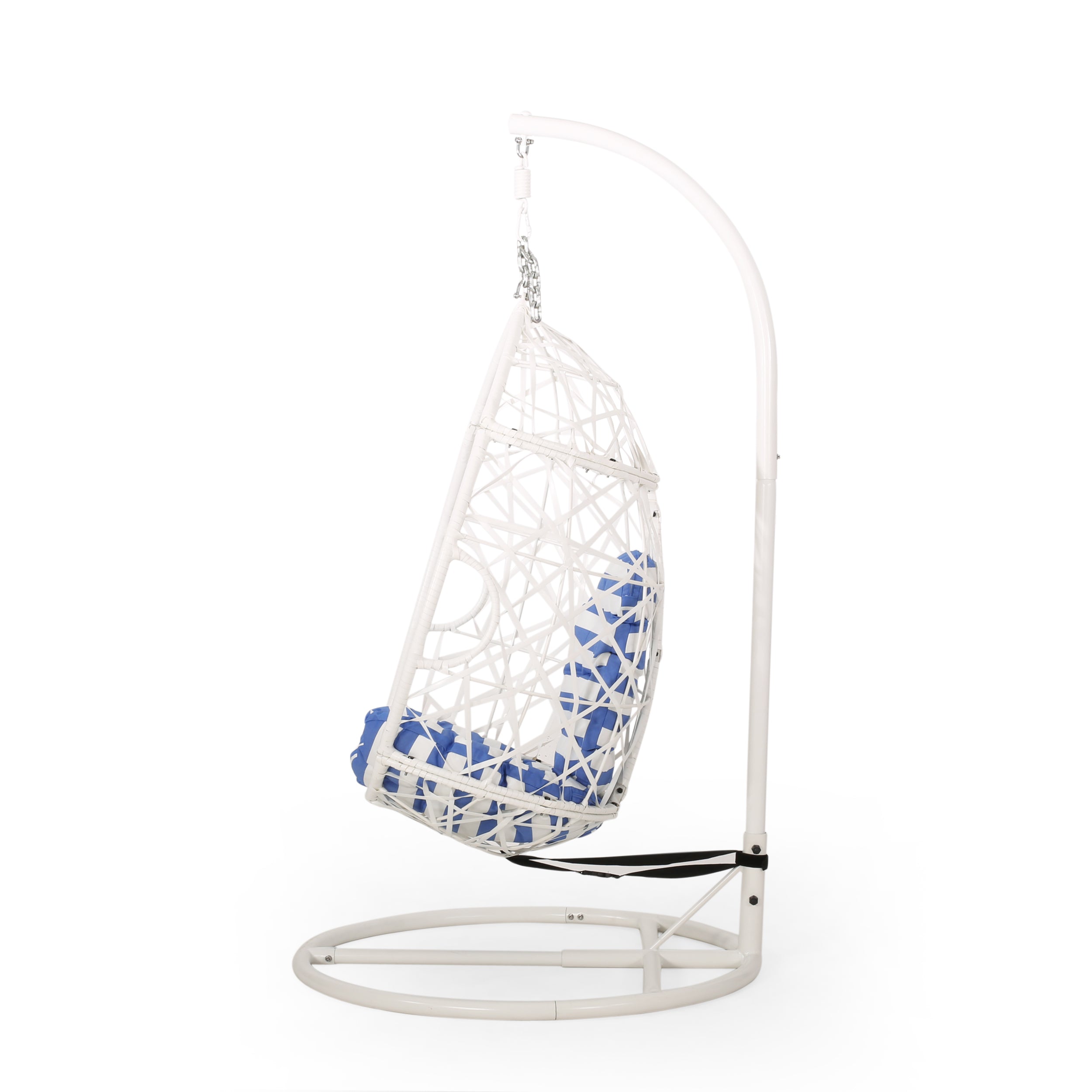 Berkley Outdoor Wicker Hanging Teardrop / Egg Chair