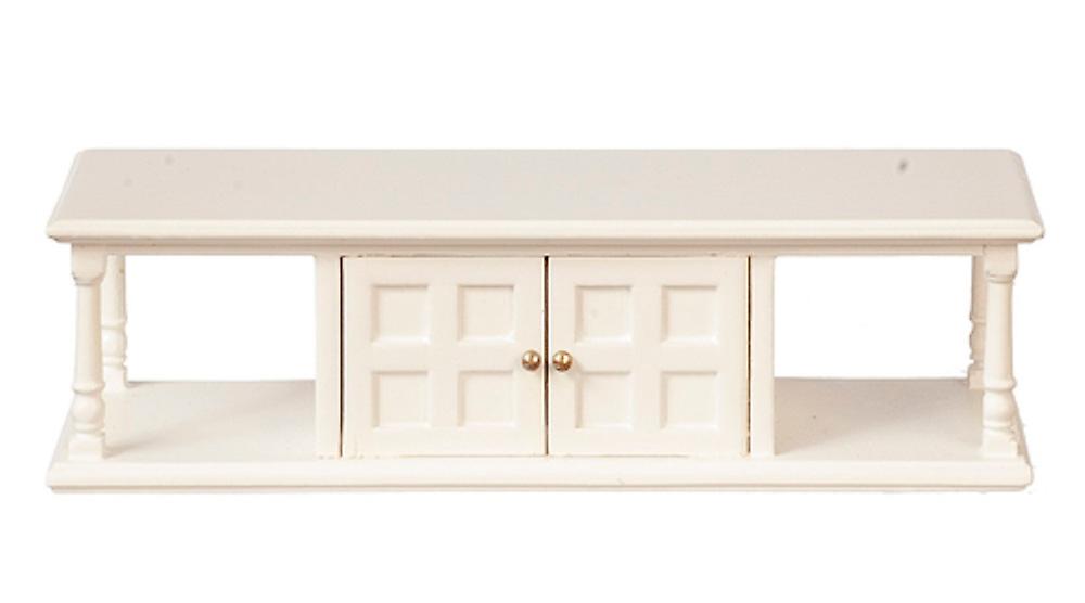 Dolls House White Summer Coffee Table With Storage Jbm Living Room Furniture