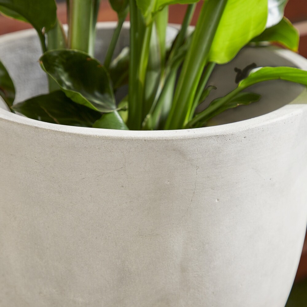 Fiber clay Contemporary Planter