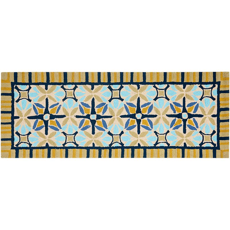 Safavieh Four Seasons Ocala Framed Suzani Indoor Outdoor Rug