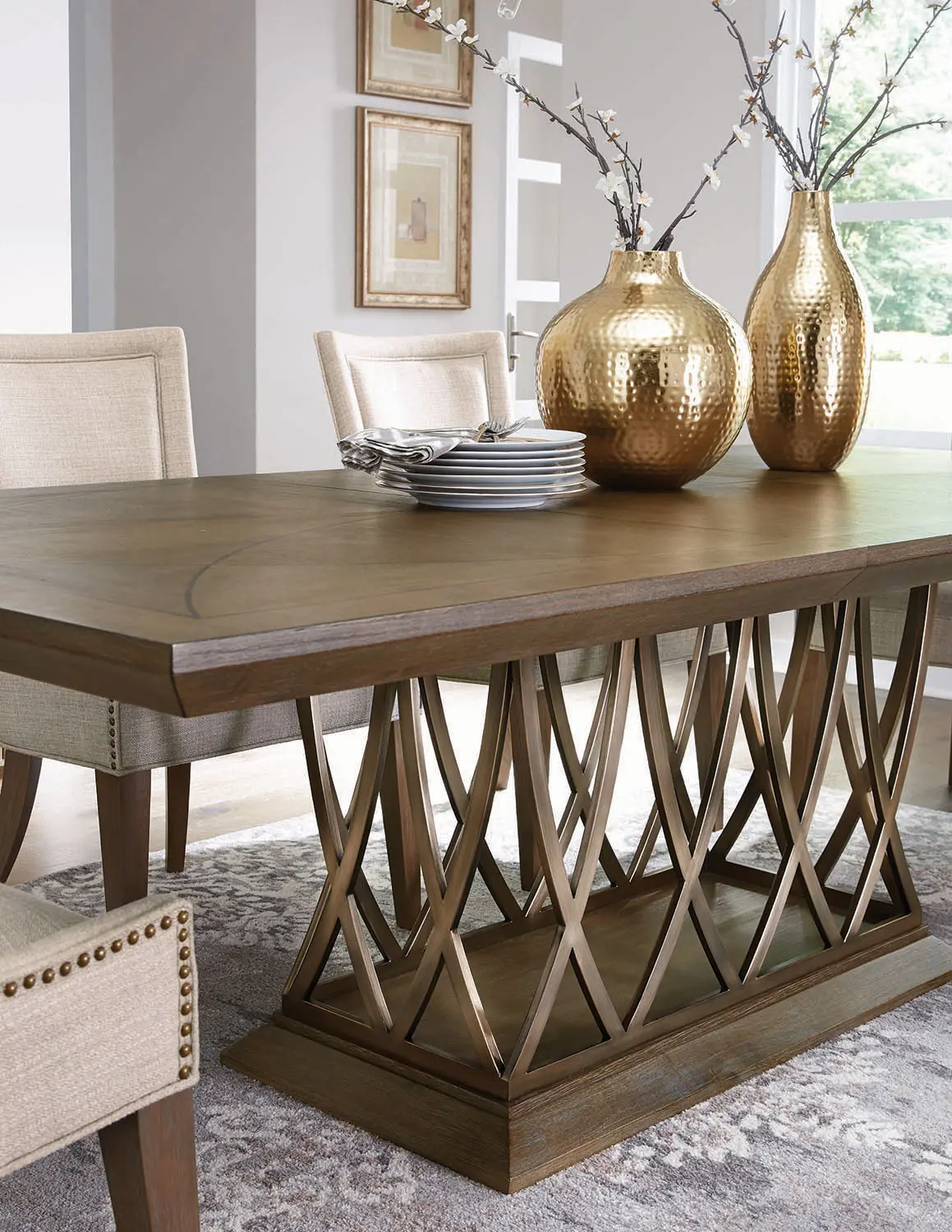 Park Avenue Brown Dining Room Table