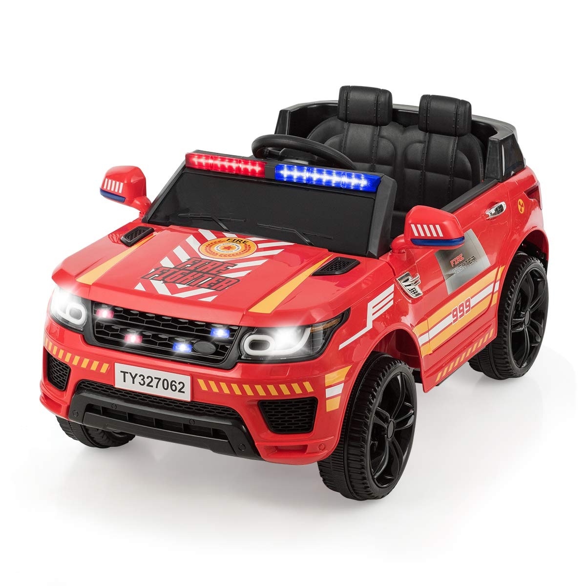 Ride on Car, 12V Battery Powered Police SUV Vehicle