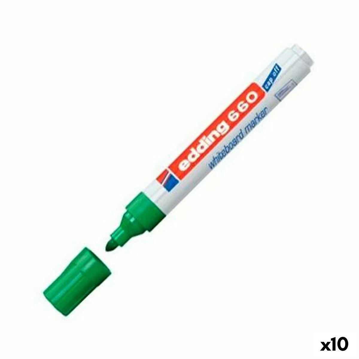 Marker Edding 661 Whiteboard Green 10Units