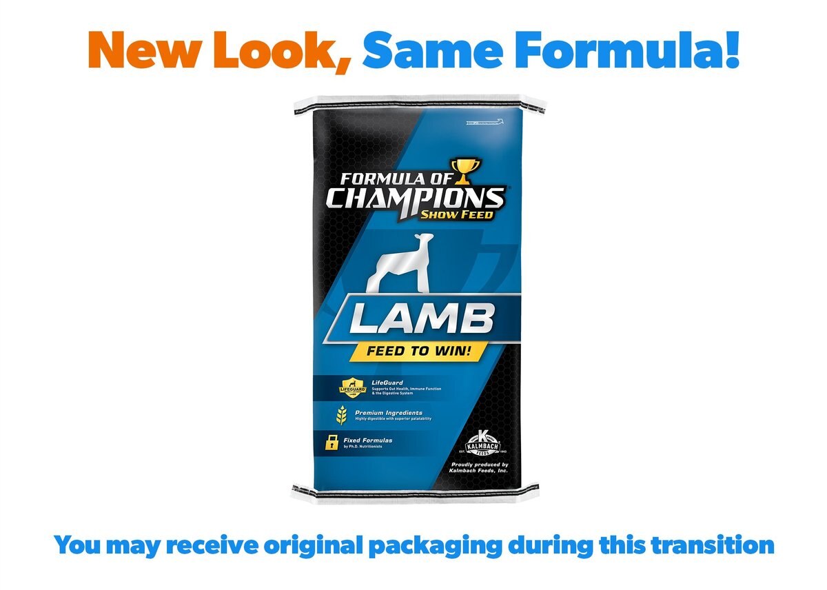 Formula of Champions X-Factor Show Lamb Feed， 50-lb bag