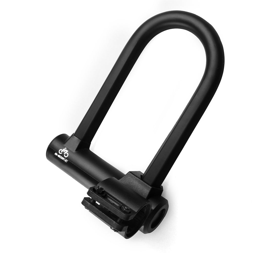 Theft Bike Lock Heavy Duty -shear Steel Bicycle Lock Combination with U Lock Shackle Flex Cable Lock and Mounting Bracket