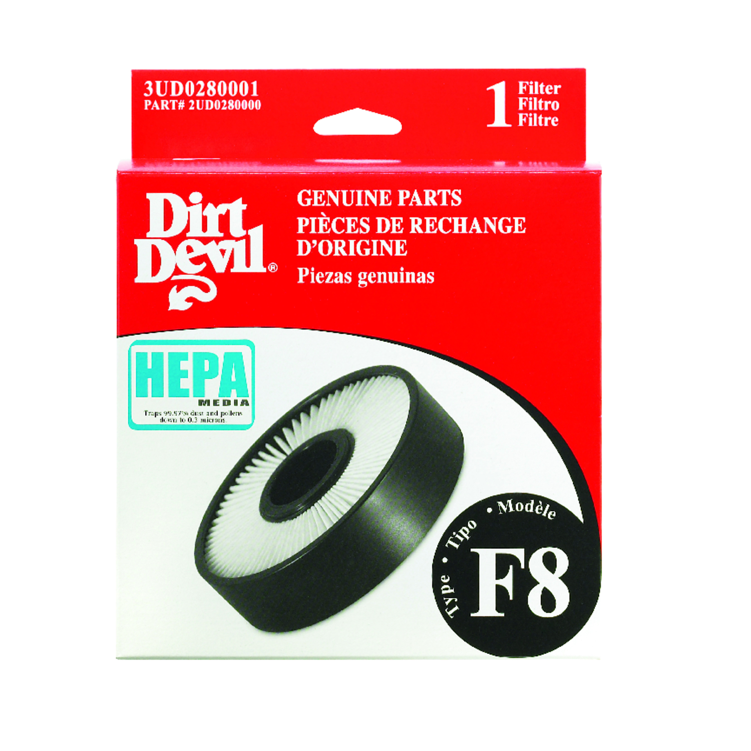 Dirt Devil Vacuum Filter For Filter 1 pk