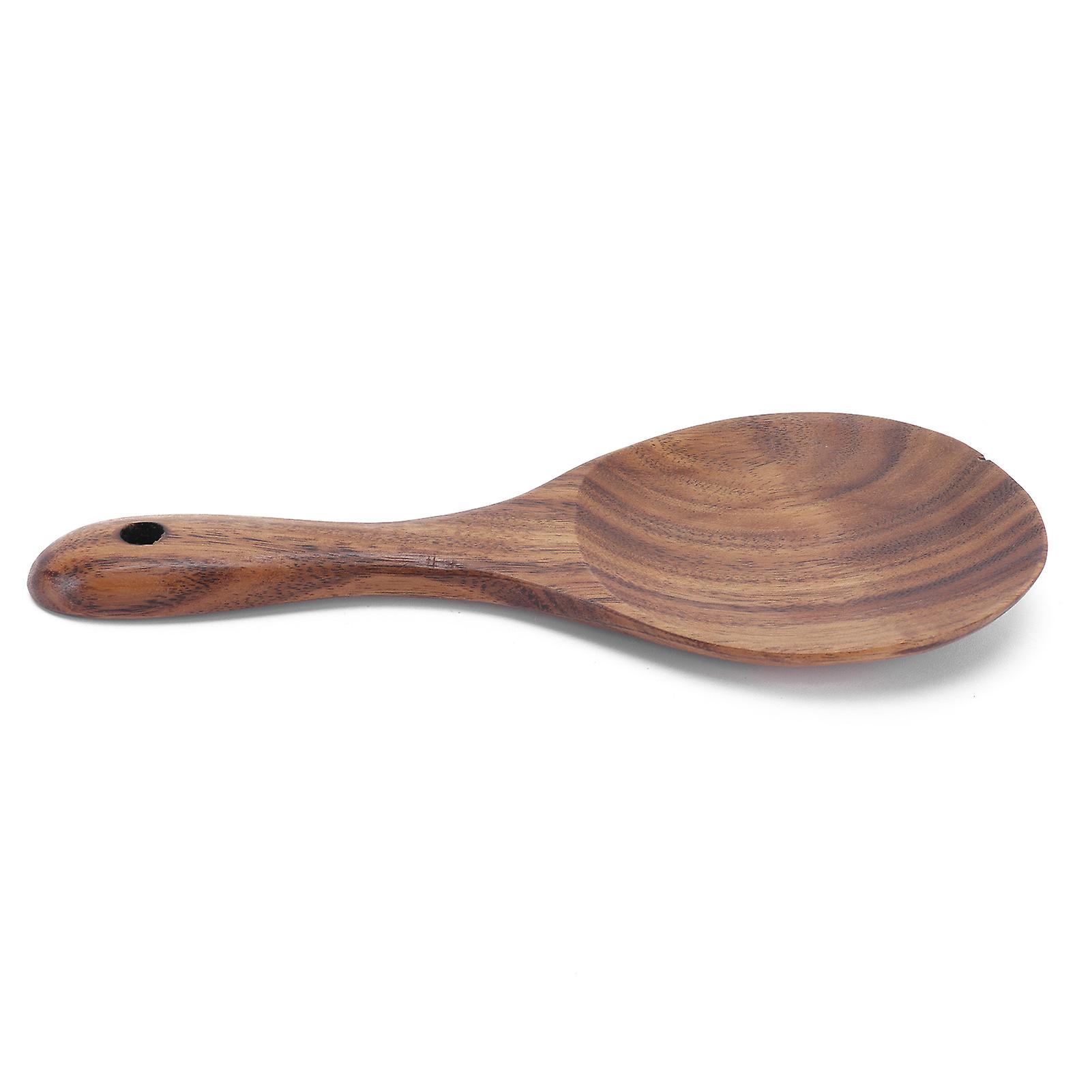 Rice Paddle Wooden Serving Spoon Rice Scoop Cookware Tableware Home Kitchen Accessory