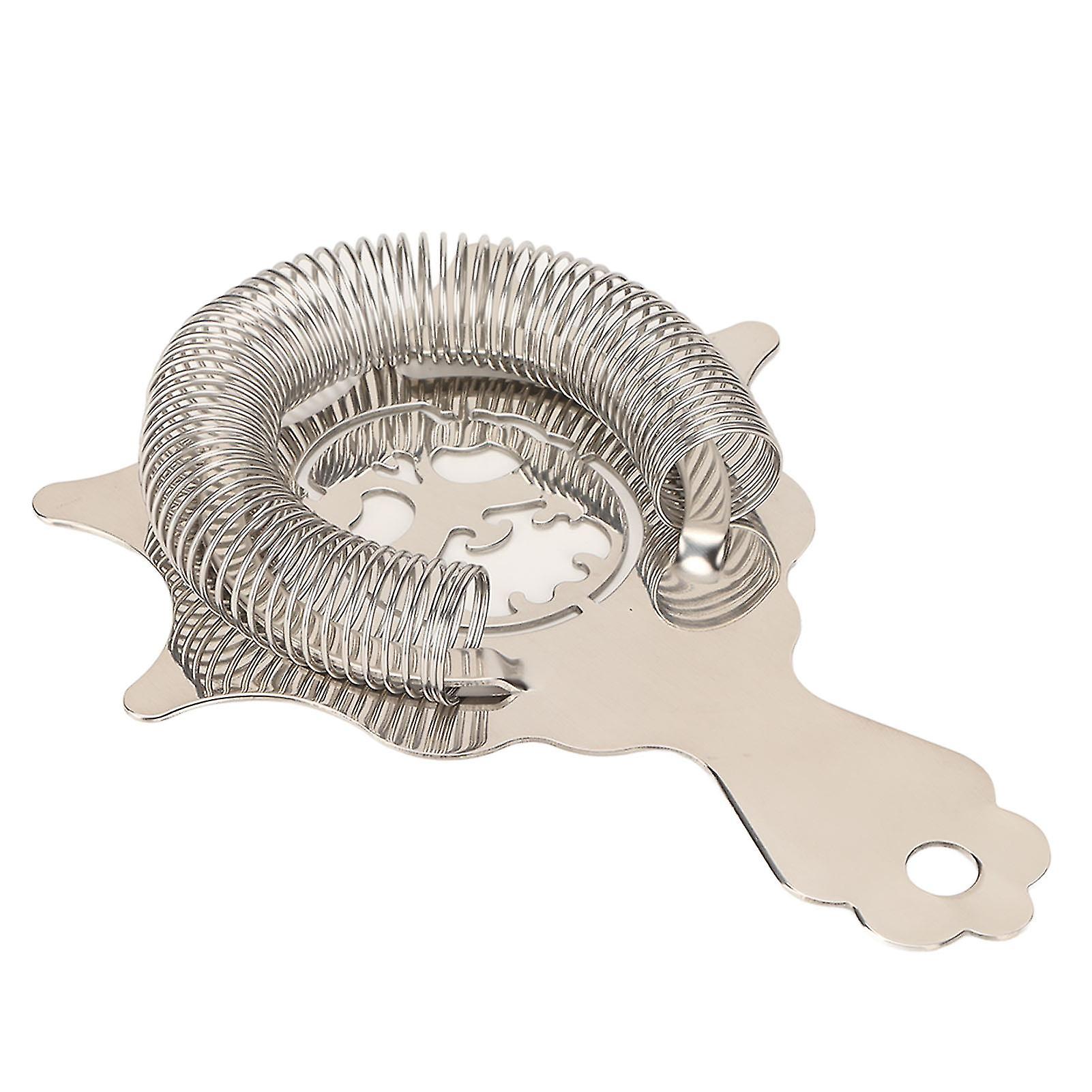 Cocktail Strainer Stainless Steel Bar Cocktail Strainer Filter Multifunctional Bartender Ice Filter
