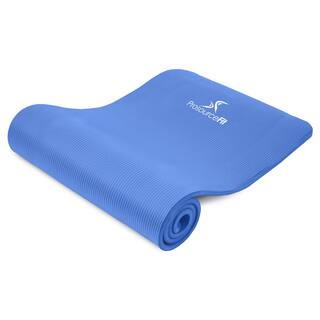 PROSOURCEFIT All Purpose Blue 71 in. L x 24 in. W x 0.5 in. T Thick Yoga and Pilates Exercise Mat Non Slip (11.83 sq. ft.) ps-2002-mat-blue-ffp