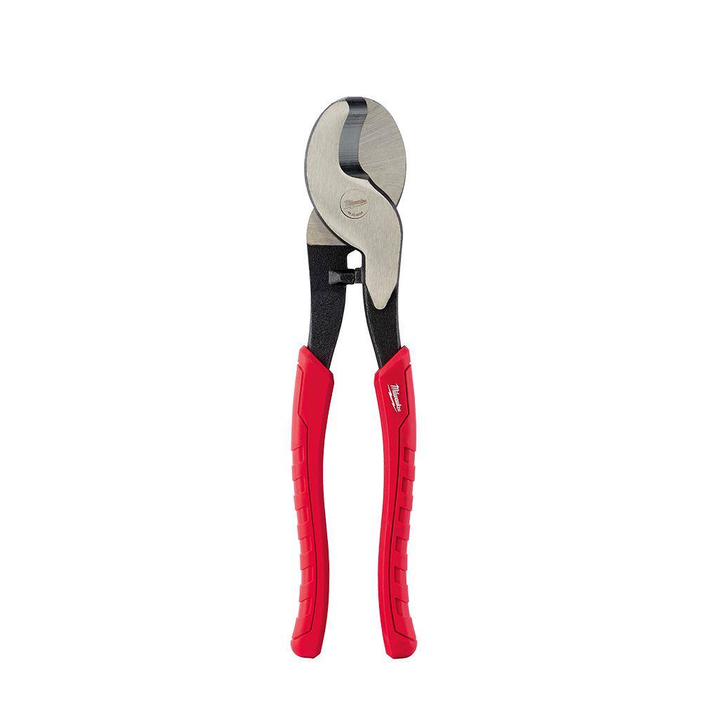 MW 10 in. Cable Cutting Pliers and 9 in. High Leverage Lineman's Pliers with Crimper (2-Piece) 48-22-6104-48-22-6100