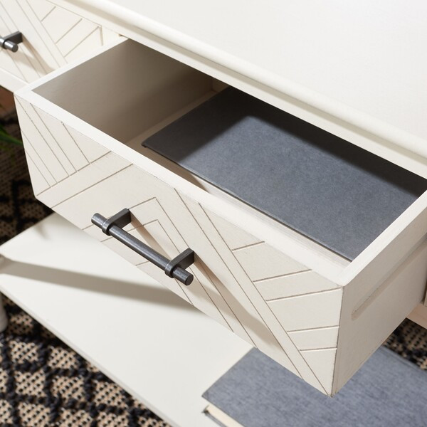 Peyton 3 Drawer Console Table   Traditional   Console Tables   by Safavieh  Houzz