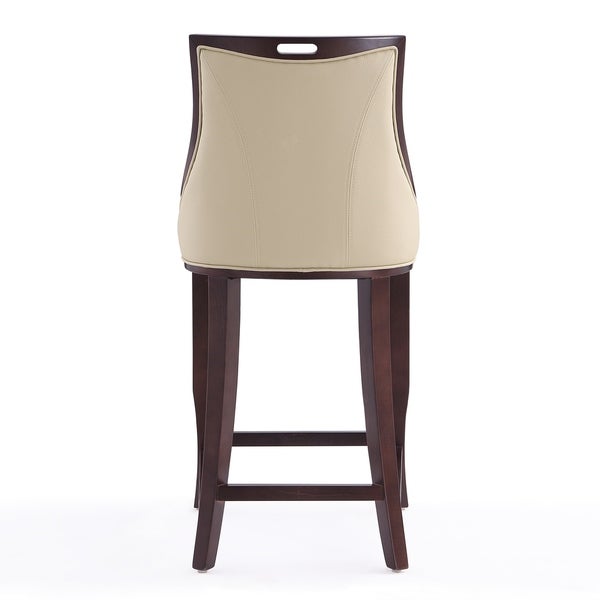 Emperor Upholstered Wood Bar Stool