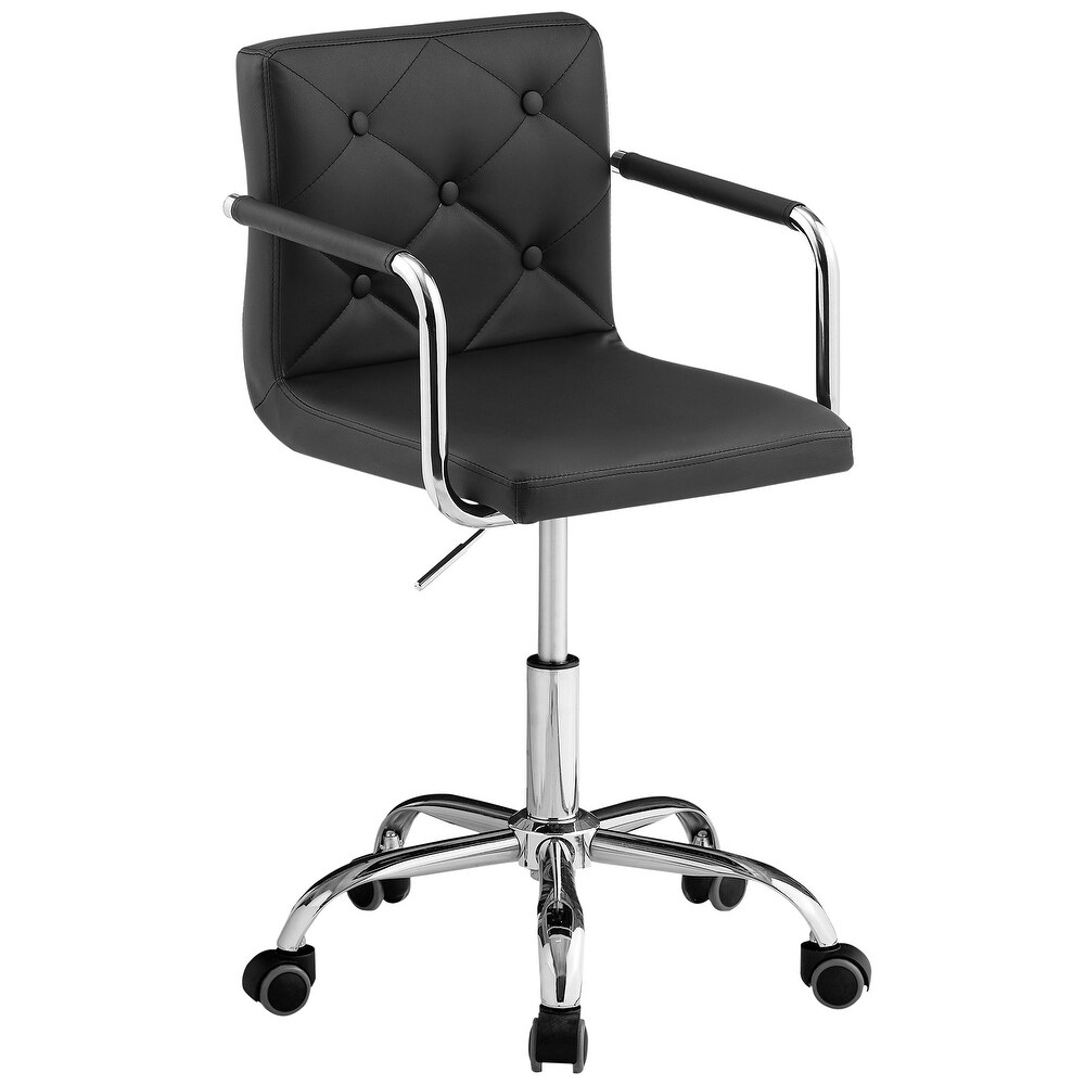 VECELO Home Office Desk Chairs 360 Swivel Height Adjustable Accent Chair