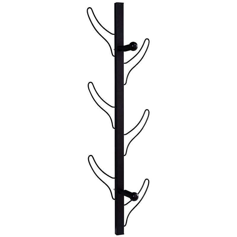 FC Design Metal Frame Coat and Hat Rack - 6 Hat and Scraf Hooks 2 Bags and Coat Hooks