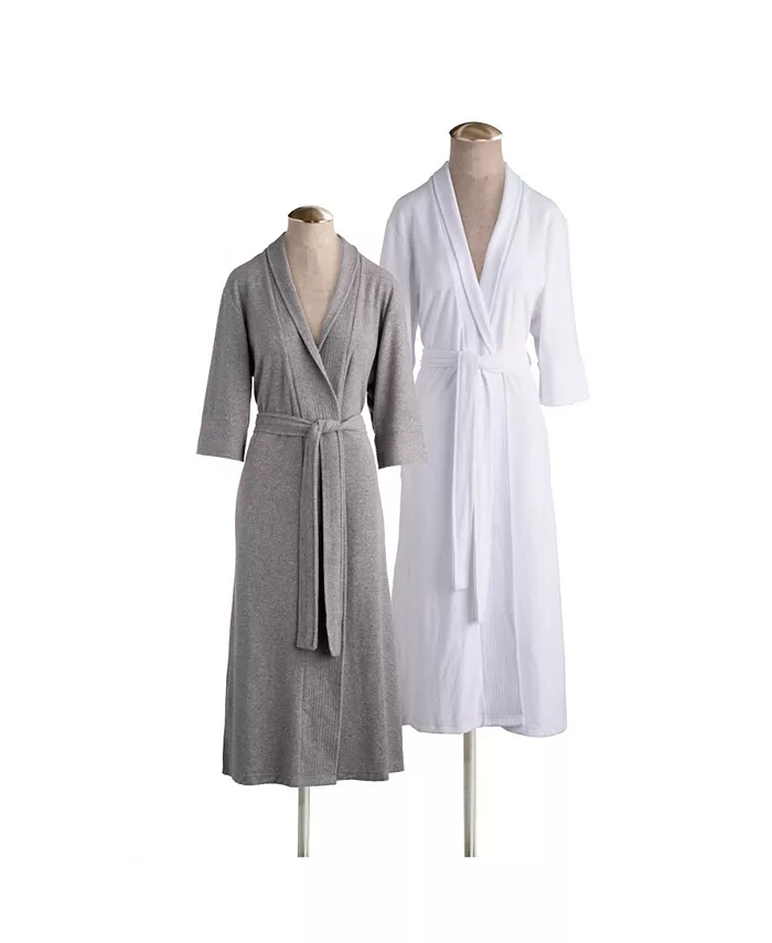 Cassadecor Sophia Cotton and Polyester Bath Robe