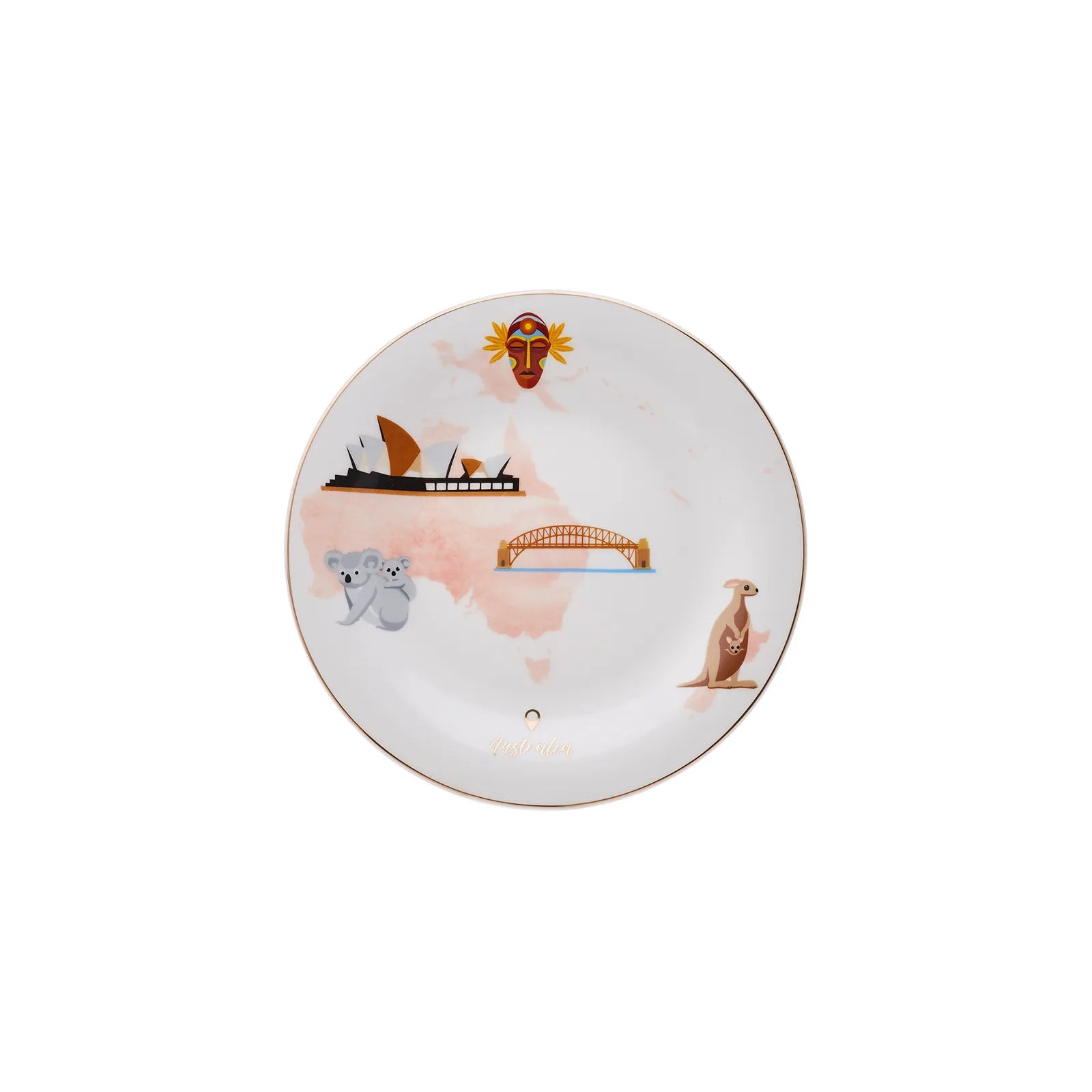 Karaca Map Fine Pearl 6 Piece Cake Set 153.03.06.6315