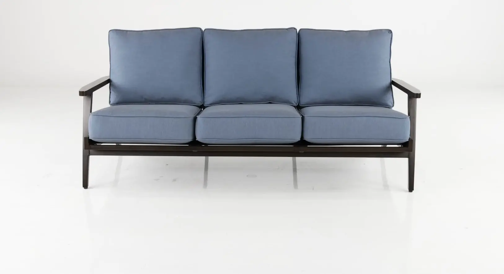 Adeline Denim Blue Patio Sofa