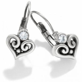 Brighton  Alcazar Heart Leverback Earrings