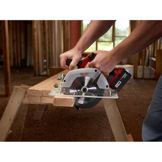 MW M18 18V Lithium-Ion Brushless Cordless Compact DrillImpact Combo Kit (2-Tool) W 6-12 in. Circular Saw 2892-22CT-2630-20