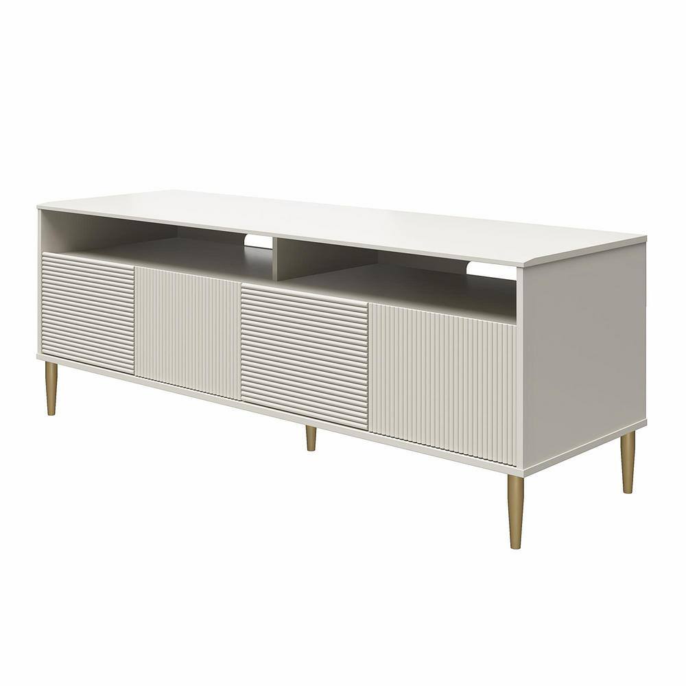 Mr. Kate Daphne 62.4 in Taupe TV Console Fits TV's up to 65 in. with Doors 8961319COM