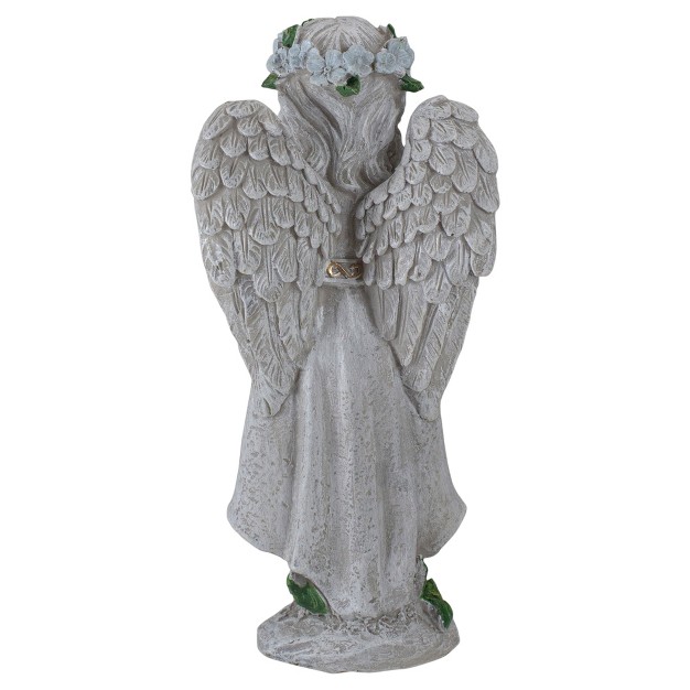 Angel Standing In Prayer Outdoor Garden Statue