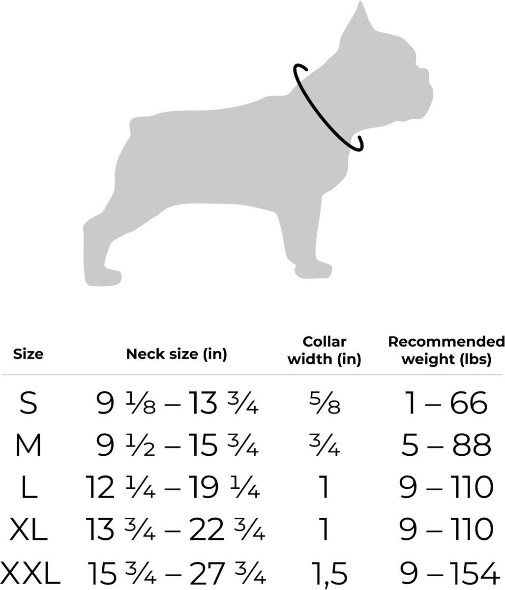 WAUDOG Nylon Metal Fastex-Buckle w/QR passport Dog Collar