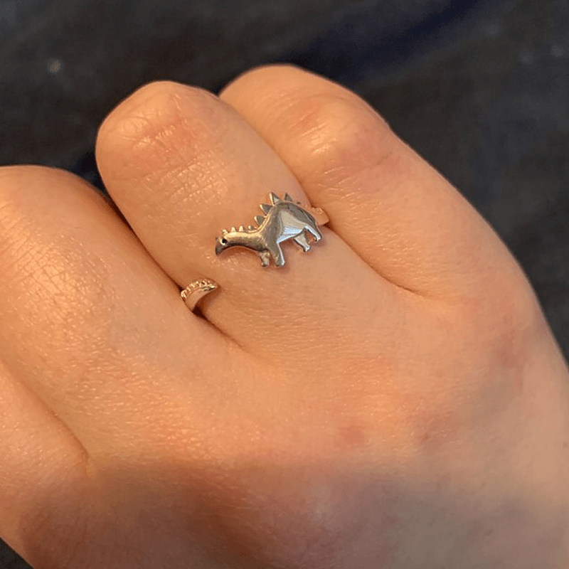 Adjustable Cute Dinosaur Ring