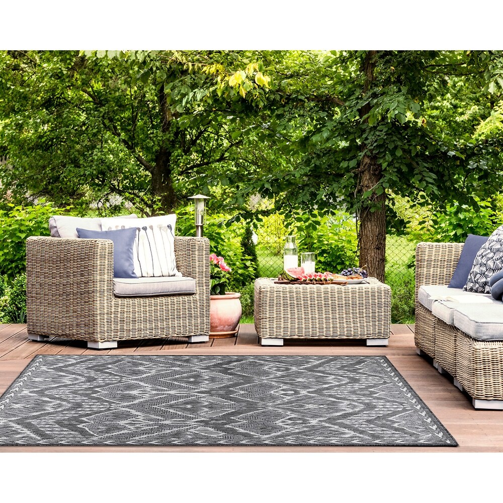 Liora Manne Malibu Ikat Indoor/Outdoor Rug