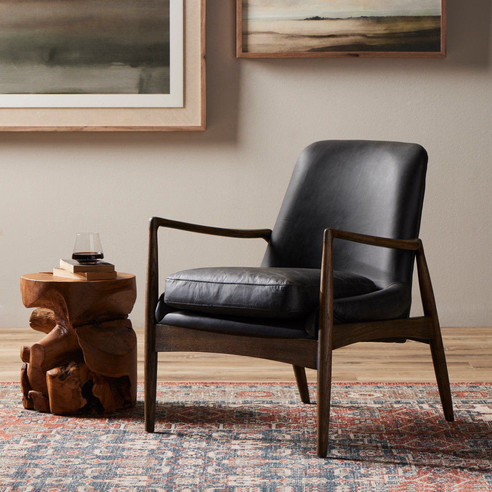 Braden Chair   Midcentury   Armchairs And Accent Chairs   by Four Hands  Houzz