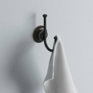 Delta Porter Double Towel Hook in Oil Rubbed Bronze 78435-OB1