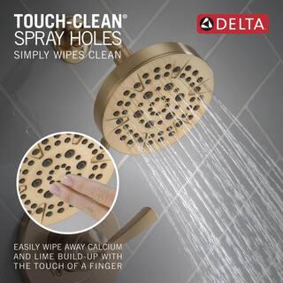 Delta Faryn Single-Handle 5-Spray Tub and Shower Faucet in Champagne Bronze (Valve Included) 144822-CZ