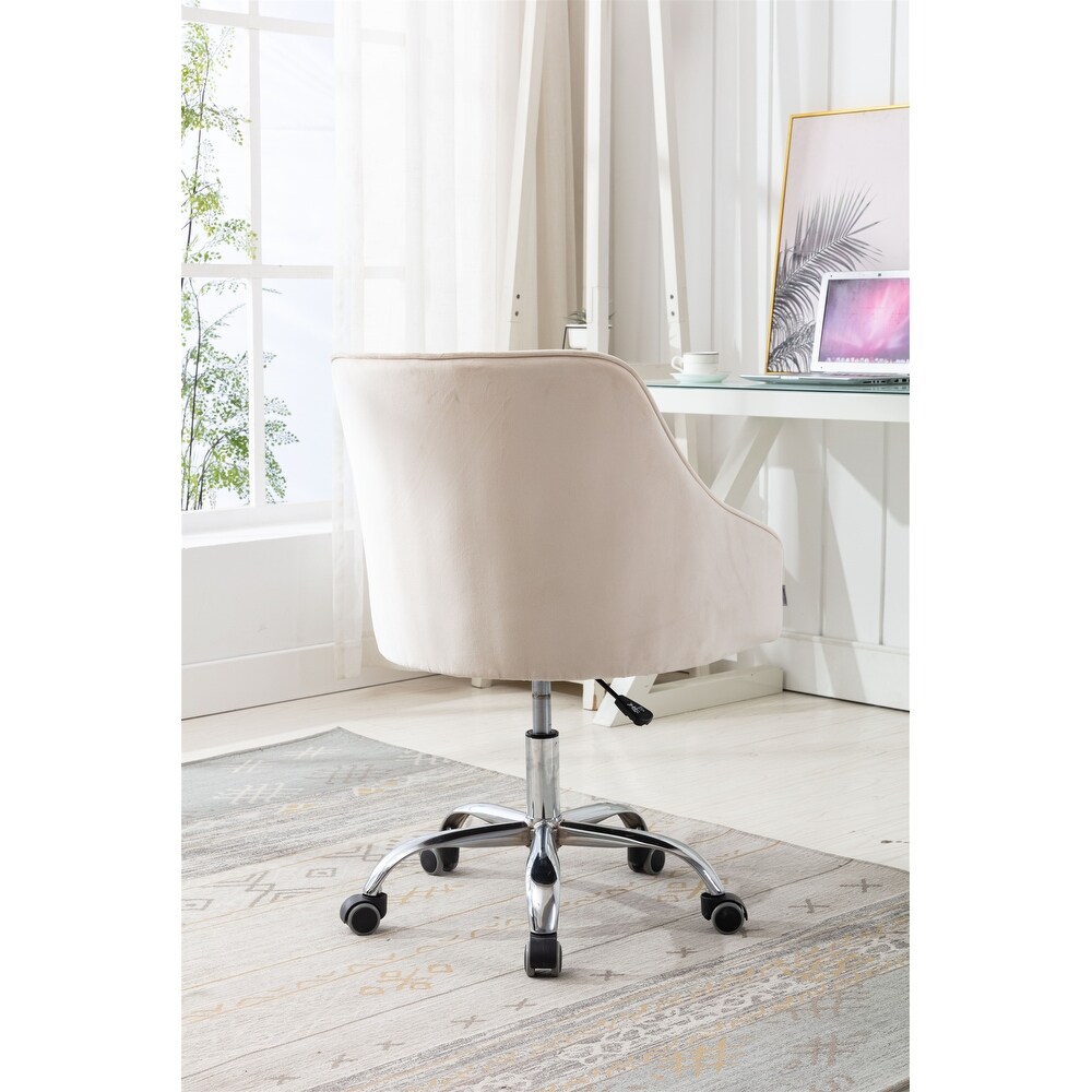 Swivel Shell Chair for Living Room Modern Leisure office Chair   22.83\